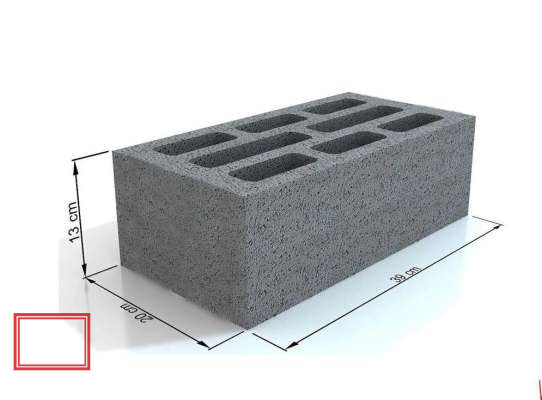 Gạch Vách 390x200x130mm